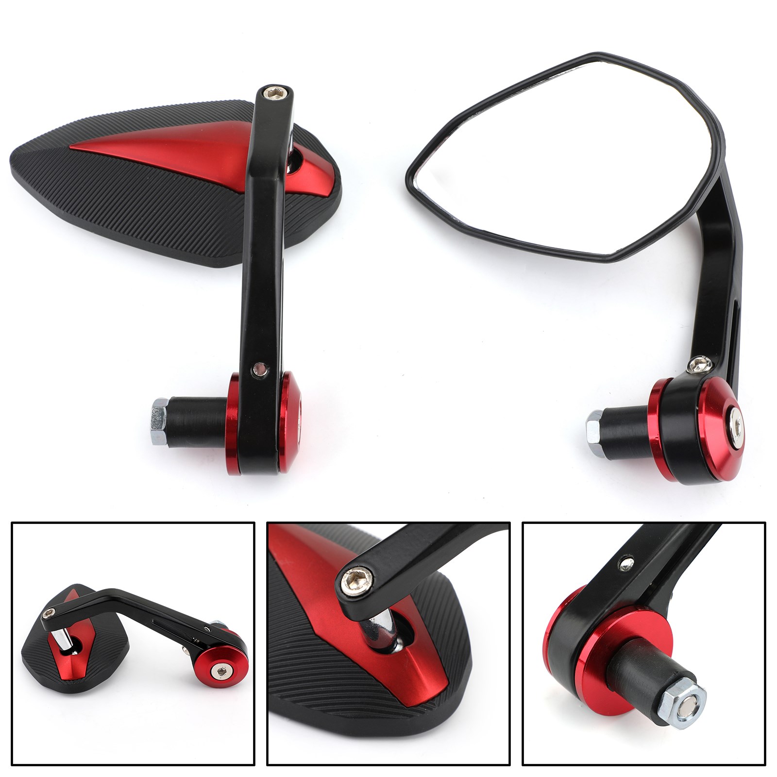 Crossfit Accessories - Black Red Motorbike Sportbike 7/8