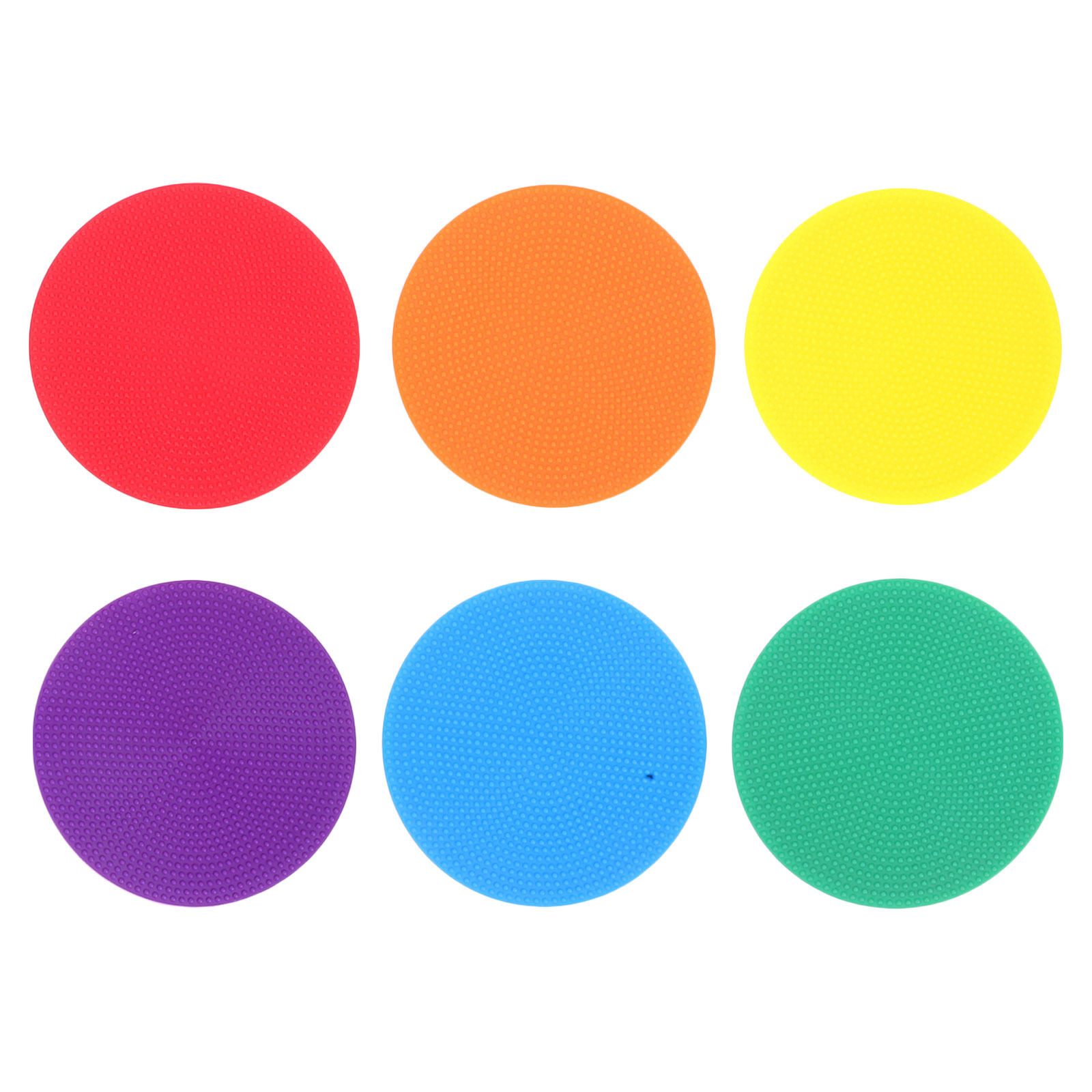 Speed Agility Dots - 6Pcs Soccer Training Markers Poly Spot