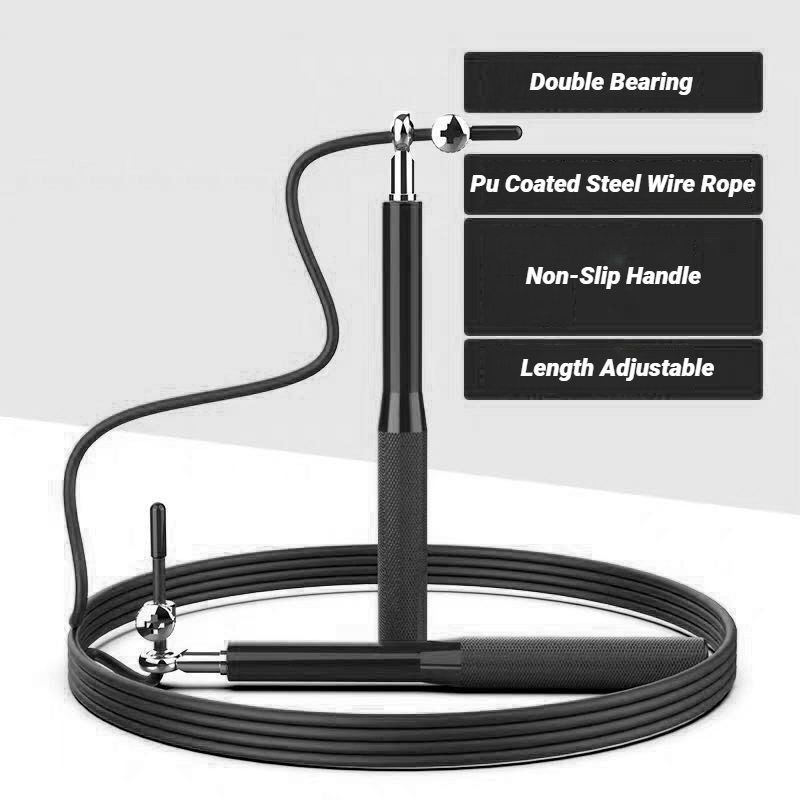 Adjustable Aluminum Handle Wir - đánh giá và giá Jump Rope Speed Bearing