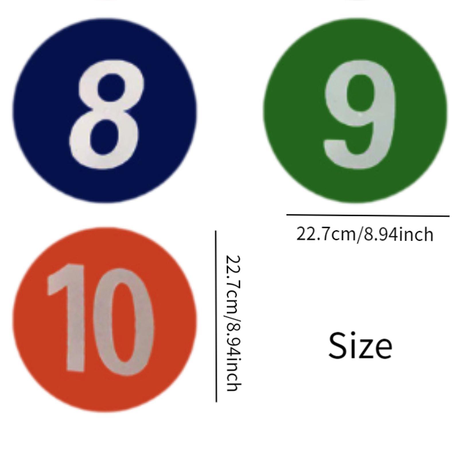 10x Numbered Floor Dots Marker - đánh giá và giá Speed Agility Dots