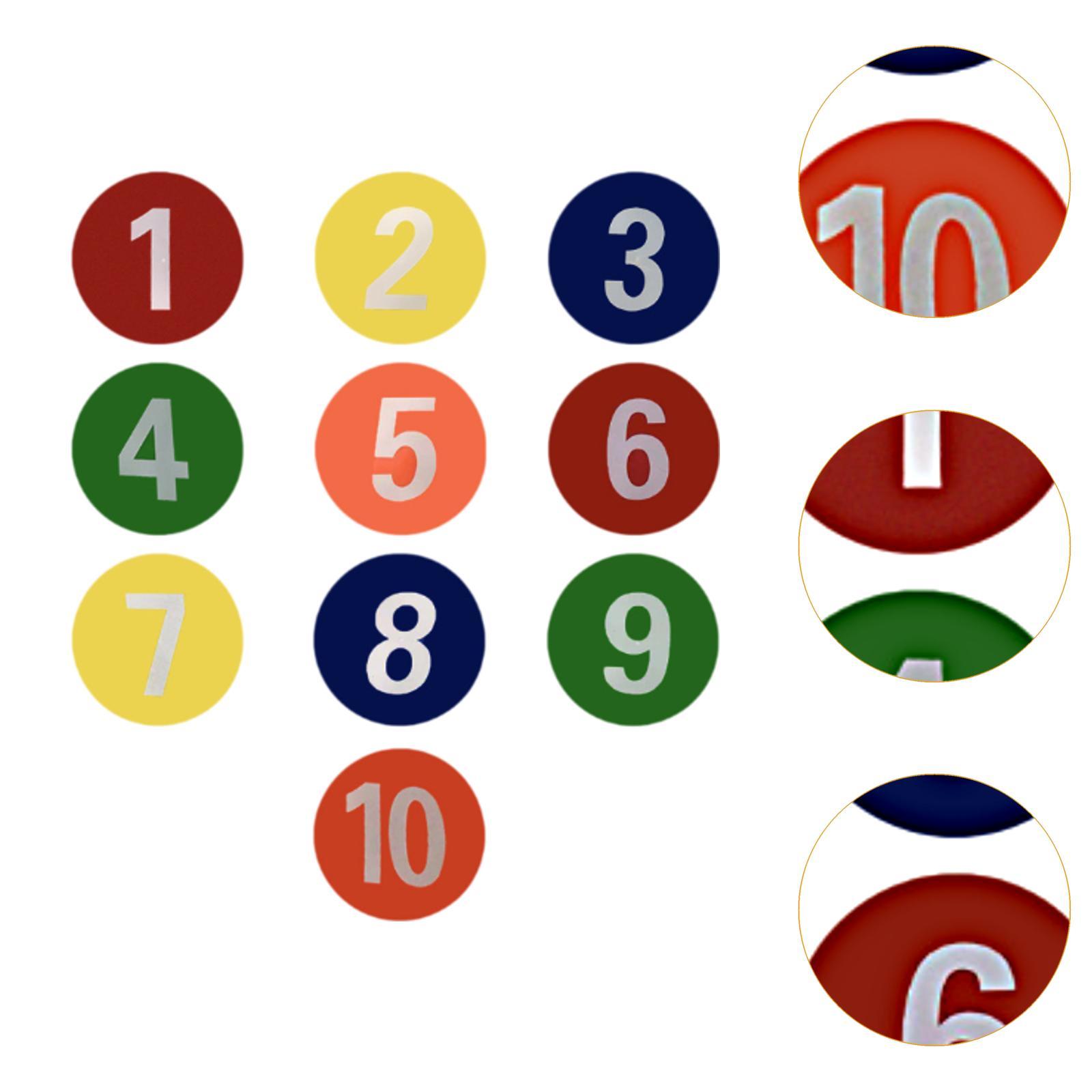 10x Numbered Floor Dots Marker - đánh giá và giá Speed Agility Dots