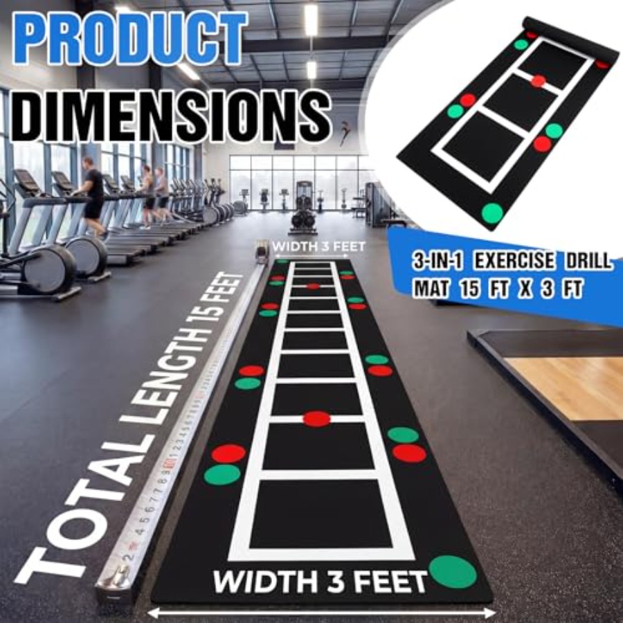 3-in-1 Agility Ladder Training - đánh giá và giá Speed Agility Dots