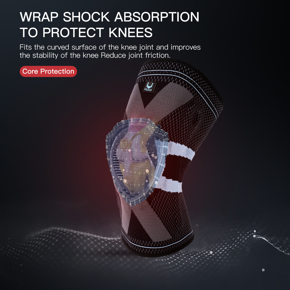VILICO Sports Knee Pads, shock - đánh giá và giá Knee Sleeve Pair