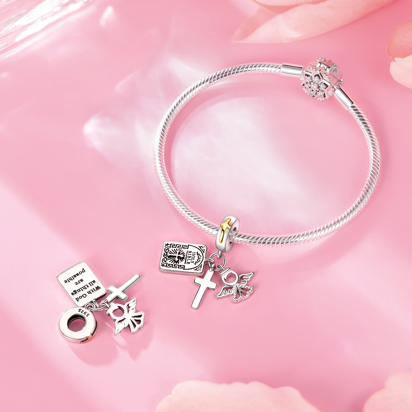 925 Sterling Silver Charm Holy - đánh giá và giá Crossfit Accessories
