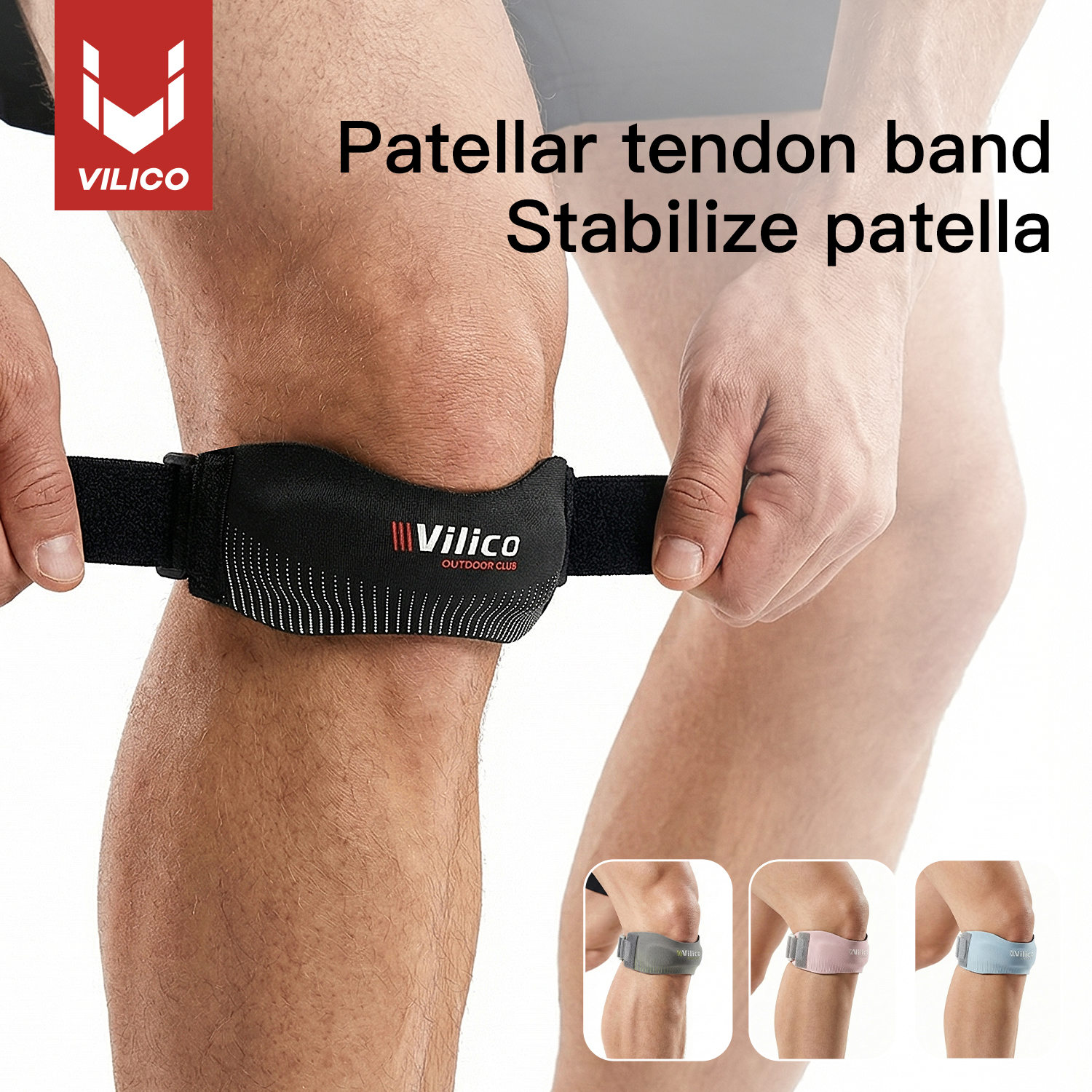 1pc VILICO Patellar Strap, Kne - đánh giá và giá Knee Sleeve Pair