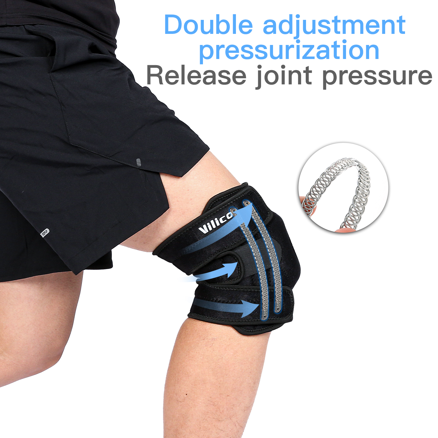 Knee Brace with Side Stabilize - đánh giá và giá Knee Sleeve Pair