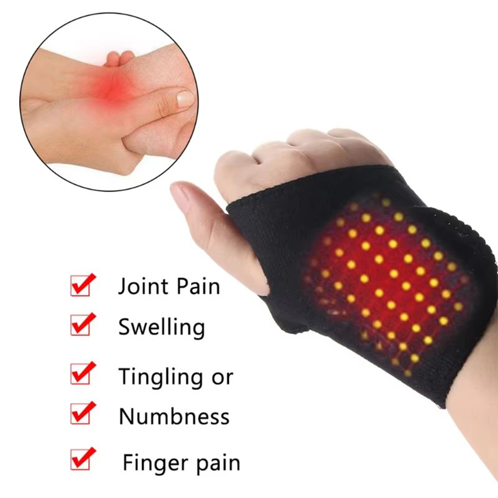 1/2pcs Self-Heating Wrist Brac - đánh giá và giá Wrist Wrap Support