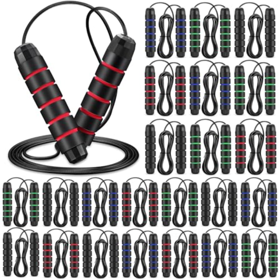 24 Pieces Jump Ropes for Fitne - đánh giá và giá Jump Rope Speed Bearing